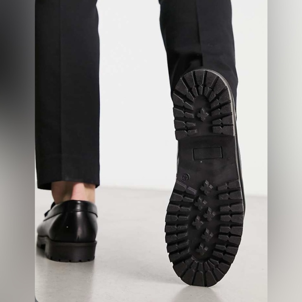Schuh - NEW - ralph chunky snaffle loafers in black leather. Size 10. (UK-9) - Picture 4 of 13